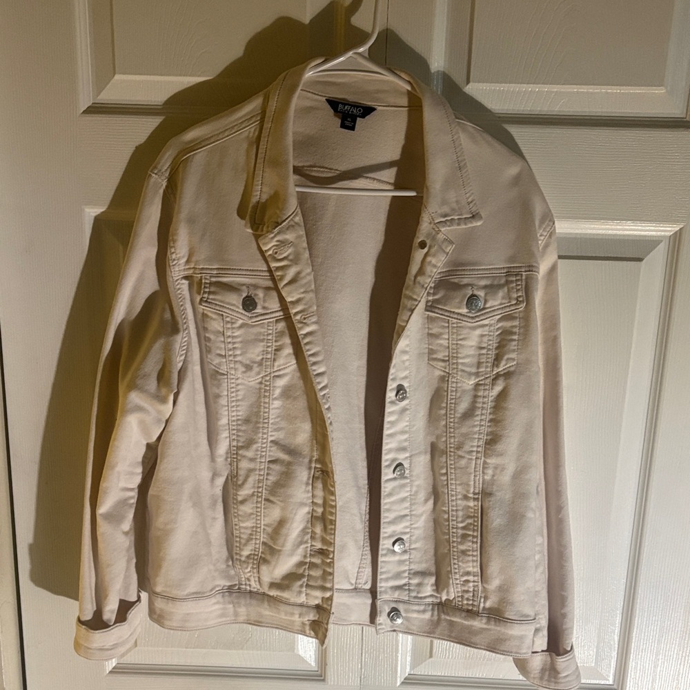 Buffalo David Bitton Cream Jean Jacket